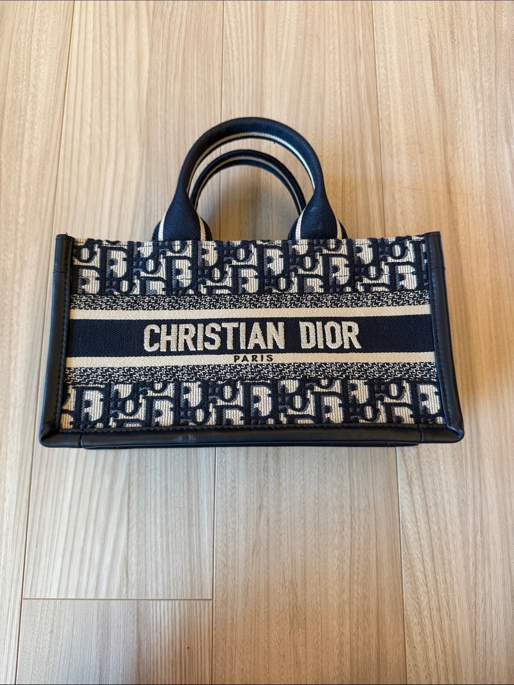 Dior book tote bag east west